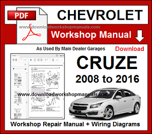 Chevrolet Cruze Workshop Service Repair Manual Download